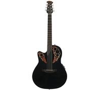 Ovation Celebrity Elite CE44l-5 Electric Acoustic Guitar Mid Cutaway Left-Handed Model Black