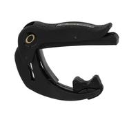 OVATION CK1 Capo - for acoustic and electric guitars with arched fingerboards - patented one-handed operation - very light, approx. 25 g - easy to fit - black - Made in Germany