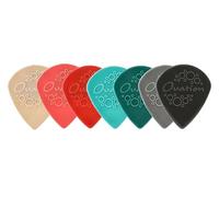 Ovation Diamond Picks Nylon Sharp Tip Picks - Super Grip - pointed - 7-piece mix set - 7 thicknesses from 0.46 mm to 1.40 mm - assorted colours - Made in Czech Republic