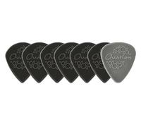 Ovation Diamond Picks Nylon Sharp Tip Picks - Super Grip - pointed - set of 7 (6+1 standard nylon picks free) - 1.40 mm - onyx black - black - Made in Czech Republic