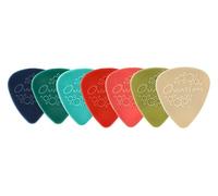 Ovation Diamond Picks Nylon Standard 351 Picks - Super Grip - Round Tip - 7-piece Mix Set - 7 thicknesses from 0.46 mm to 1.14 mm - assorted colours - Made in Czech Republic