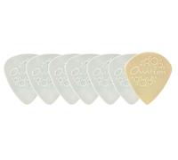 Ovation Diamond Picks Nylon Standard 351 Picks - Super Grip - Round Tip - Set of 7 (6+1 Sharp Tip free) - 0.38 mm - pure white - Made in Czech Republic