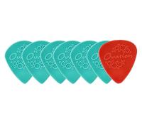 Ovation Diamond Picks Nylon Sharp Tip Picks - Super Grip - pointed - set of 7 (6+1 standard nylon picks free) - 0.88 mm - turquoise green - Made in Czech Republic