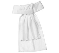 Ovation Drilex Dressage Stock Tie - Size:Large Color:White