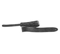 OVATION Guitar Strap Nylon - Premium Leather - Leaf Pattern - Multi-Soundhole Pattern - Padded - Leather Ends