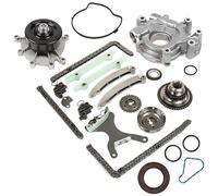 OVBNMO 1set 68003352AA 53021965AA 53021968AA 53020679 Timing Chain Kit With Water Pump Oil Pump Compatible for Chrysler Dodge Jeep Ram 4.7L V8