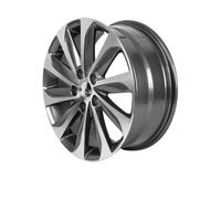 OVBNMO 2PC 17" Alloy Wheel Rims 17x7 - Compatible for Hyundai Sonata 2015 2016 2017 - Car Wheels Modified