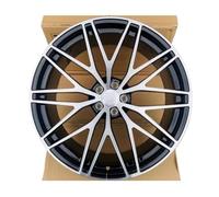 OVBNMO 2PC 20 21 Inch 5x112 Staggered T6061 Aluminum Alloy Compatible for Porsche Macan car wheels modified replacement wheels for car(21in.)