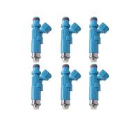 OVBNMO 6Pcs Fuel Injector Injectors Compatible for 540Cc SXE10 IS200 RS200,Celica MR2 ST205 1JZ JZX100 JZX110 1JZGTE 23250-74200 Automotive Replacement Fuel Injectors Set Of 6