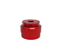 OVBNMO 70mm 6 Hole Racing Simulator Game Steering Wheel Quick Release Hub Adapter For MOZA Simagic M10 A/Mini Euro Truck(Red)