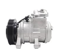 OVBNMO A/C Compressor For Car Compatible For Jeep TJ Compatible For Wrangler 2000-2006 L6 4.0L 77379 55037617AD 55116144AB Replacement Of Air Conditioning AC Clutch