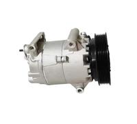 OVBNMO Air Conditioning Compressor AC A/C Cooling Pump PV6 Compatible with Nissan DUALIS J10 JJ10 ALMERA N16 1.5 K9K 1139026 7711135105 8200940837