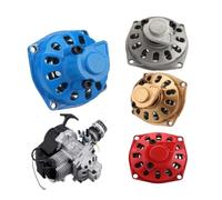 OVBNMO Clutch Housing Drum Gear Box T8F 25H 6/7T Tooth Sprocket For 47cc 49cc Pocket Bikes Mini Quad ATV Minimoto Scooter Buggy Go kart(Carbon fiber pattern)