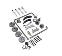 OVBNMO Engine Parts Timing Chain Kit 2008-2021 Compatible for Chevrolet GMC BUICK CADILLAC GMC SAAB 3.0 3.6 L V6 DOHC VVT Sprocket & Solenoid Fit Overhaul Set Tensioner