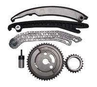 OVBNMO Timing Chain Kit 11311485400 04777699AA Compatible for BMW Mini ONE Compatible for Cooper S R50 R52 R53 - W10 | W11 1.6 Replacement Engine Overhaul Timing Kit Set Tensioner