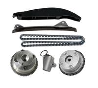 OVBNMO Timing Chain Kit Exhaust Intake CVVT Gear Compatible for Kia Soul Compatible for Hyundai Elantra 2.0L 1.8L 24321-2E000 243212E000 24321 2E000 Replacement Engine Overhaul Set Tensioner