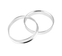 OVBNMO Uxcell 4pcs OD 56.1mm 57.1mm 63.4mm to ID 54.1mm 56.1mm 64.1mm Car Hub Centric Rings Wheel Bore Center Spacer Aluminum Alloy(57.1mm to 56.1mm)