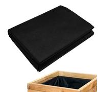 OVBOVA Fabric Liner For Large Veg Trough, Outdoor Raised Bed Planter Liner, Non Woven Vegetable Trugs Herb Planter Liner Heavy Duty Plant Grow Bags, Medium: 1.62mx2.1m/63.77Inchx82.67Inch - Black
