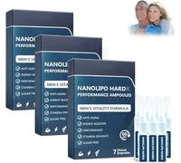 Oveallgo NanoLipo HardX Performance Ampoules, 2025 New Men's Performance Drops - Show Men's Charm, Improve Vitality, Energy & Male Charm (3)