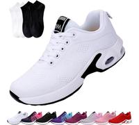 Oveallgo Orthoback Shoes Women's Orthoshoes Cloudwalk Pro - Ergonomic Pain Relief Shoe, Trainers Women Summer, White, 5 UK