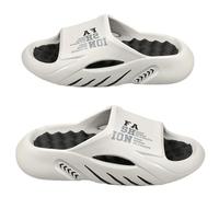 Oveallgo Orthopaedic Massage Shoes, Massage Slippers, Orthoslipper Massage Original Massage Shoes, Couple Non-Slip Cool Slides, gray, 9/9.5 UK