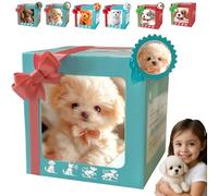 Oveallgo Wuffy Dog, Improved Robot Hud Wuffy, This Interactive Robot Dog Can Run, Bark & Waggle With The Tail Making It A Suitable Pet For Children & Adults (B)