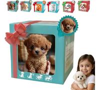 Oveallgo Wuffy Robot Dog，2026 New Wuffy Robot Puppy, Robots Dogs That Act Like Real Dogs, Cam Walk, Barking & Tail-Wagging Interactive Pet Suitable for Children & Adults (A)