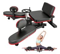 OveeDay Leg Stretcher Split Machine, 200° Adjustable Hip Stretcher with Handwheel, 150kg Steel Stretching Equipment for Ballet, Dance, Gymnastics, Martial Arts & Yoga