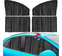 Ovege Car Window Shade - 4pcs Black-Opaque Side Window Sun Shades with UV Protection, Privacy, and Fast Magnetic Installation for Passenger Cars, SUVs, and Trucks