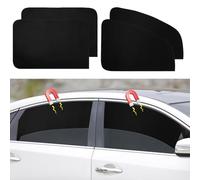 Ovege Car Window Shades Magnetic 4pcs-Blackout Side Window Shade for Baby in Car Privacy Curtain UV Protection
