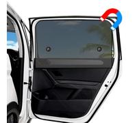 Ovege - Car Window Sunshade, 2 Pack, UV Protection Privacy with Magnetic Suction Cup (Back Seat, 2 Pack), Semi-Transparent