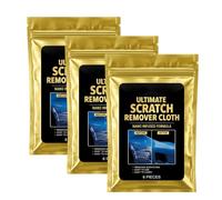 Ovelle 18Pcs Car Cloth Scratch Remover, Car Cleaning Cloth for Scratches,Quick Paint Restoration, Reusable Scratch Remover, Suitable for Various Car Scratches，18 PCS