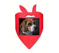 Ovely Pet Dog Beagle Dog Bandana Soft Breathable Polyester Triangle Scarf for Small to Large Dogs Cats Comfortable Pet Bibs for Daily Wear Party Wedding Birthday Pet Accessories