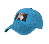 ovely Pet Dog Beagle Patterned athletic Blue baseball cap, adjustable, suitable for sports and travel