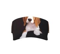 ovely Pet Dog Beagle Patterned hollow sun hat - suitable for outdoor sports, breathable and quick-drying golf baseball cap