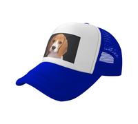 ovely Pet Dog Beagle Printed Blue sun hat, adjustable mesh baseball cap, suitable for outdoor hiking and travel