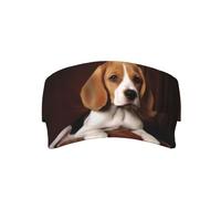 ovely Pet Dog Beagle Sun Visor Hat Adjustable Empty Top Baseball Cap UV Protection Golf Cap for Men Women Sun Hat Black