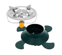 - Oven - 9.84 x 9.84 x 3.94 Inch Portable Camping Stove Burner, Camping Stove Support | Support Adjustable Flame-Foldable Stabiliser for Frying Pans Bakery Camping Outdoor Outdoor