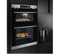 Oven AEG 6000 SurroundCook DCS531160M Built Double Oven - Black