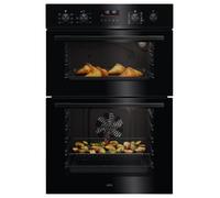 Oven AEG NPU5C40B Multifunction Double Oven, AirFry, - Black