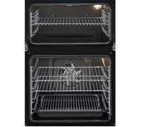 AEG 6000 Series SurroundCook Built In Double Oven, DCB535060M, 61L, Catalytic Self Clean, LED Display, Multilevel Cooking, Stainless Steel, Anti-fingerprint, Grill, Pizza, AirFry Setting, Defrost, A+