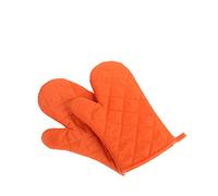 Oven Baking Gloves Cooking Mitts Kitchen 1 Pair Orange