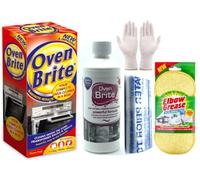 Oven Brite Antibacterial Complete Oven Cleaner- 500 ml Bottle - Rack, Bags and Gloves with Scrubbing Pad