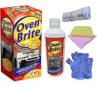 Oven Brite Complete Oven Cleaner Kit, 500ml Bottle With Bag & Gloves with 2pc Scouring Pads