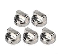 Oven Burner Knob Assembly Replacement for AEZ73453509 Stove Control Part Fit with 6.23mm Insert PBT Resists Deformation Over Time (5PCS)