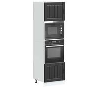 Oven Cabinets Kitchen Cabinet Oven Unit 2 pcs Kalmar Engineered Wood vidaXL