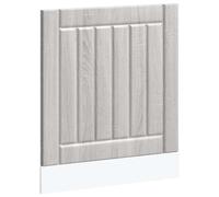 (grey sonoma, 60 x 1.5 x 67 cm) vidaXL Oven Cabinets Kitchen Cabinet Oven Unit 2 pcs Kalmar Engineered Wood