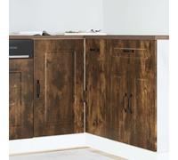 Oven Cabinets Kitchen Cabinet Oven Unit 2 pcs Lucca Engineered Wood vidaXL