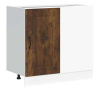 vidaXL Kitchen Base Cabinet Kalmar Smoked Oak Engineered Wood