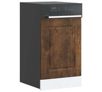 vidaXL Kalmar Grey Sonoma Dishwasher Front Panel 45x1.5x67cm - Modern Engineered Wood Finish